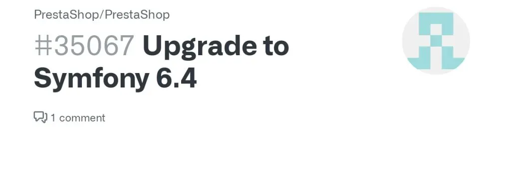 Symfony 6.4 PrestaShop 9.0