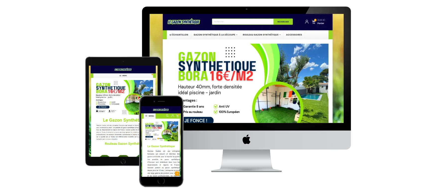 Exemple de réalisation PrestaWeb : site e-commerce PrestaShop