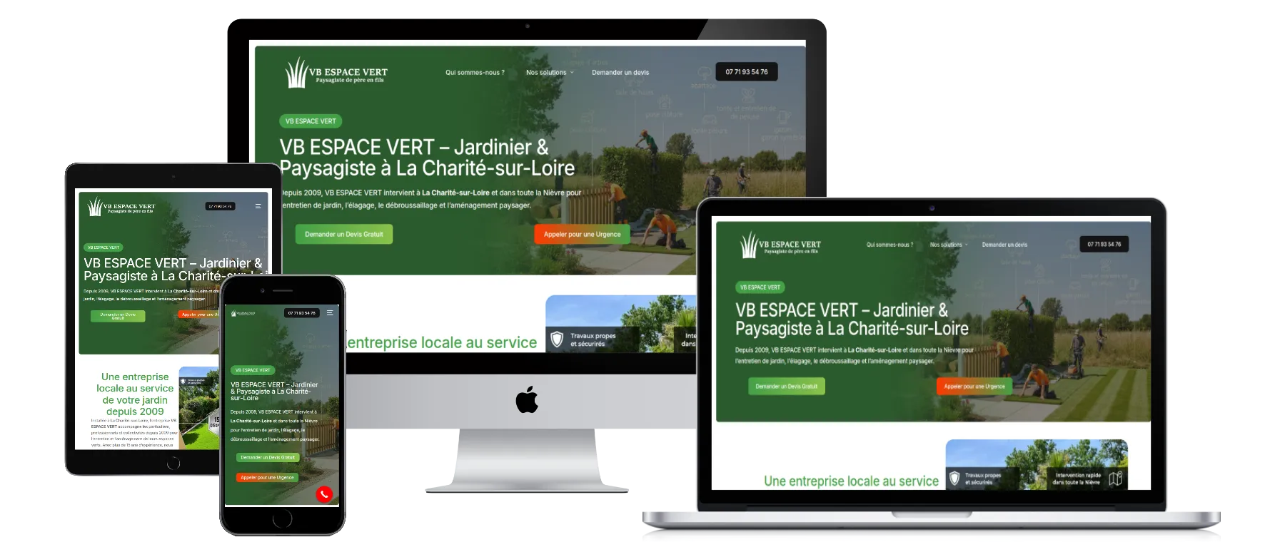 Exemple de réalisation PrestaWeb : création de site vitrine